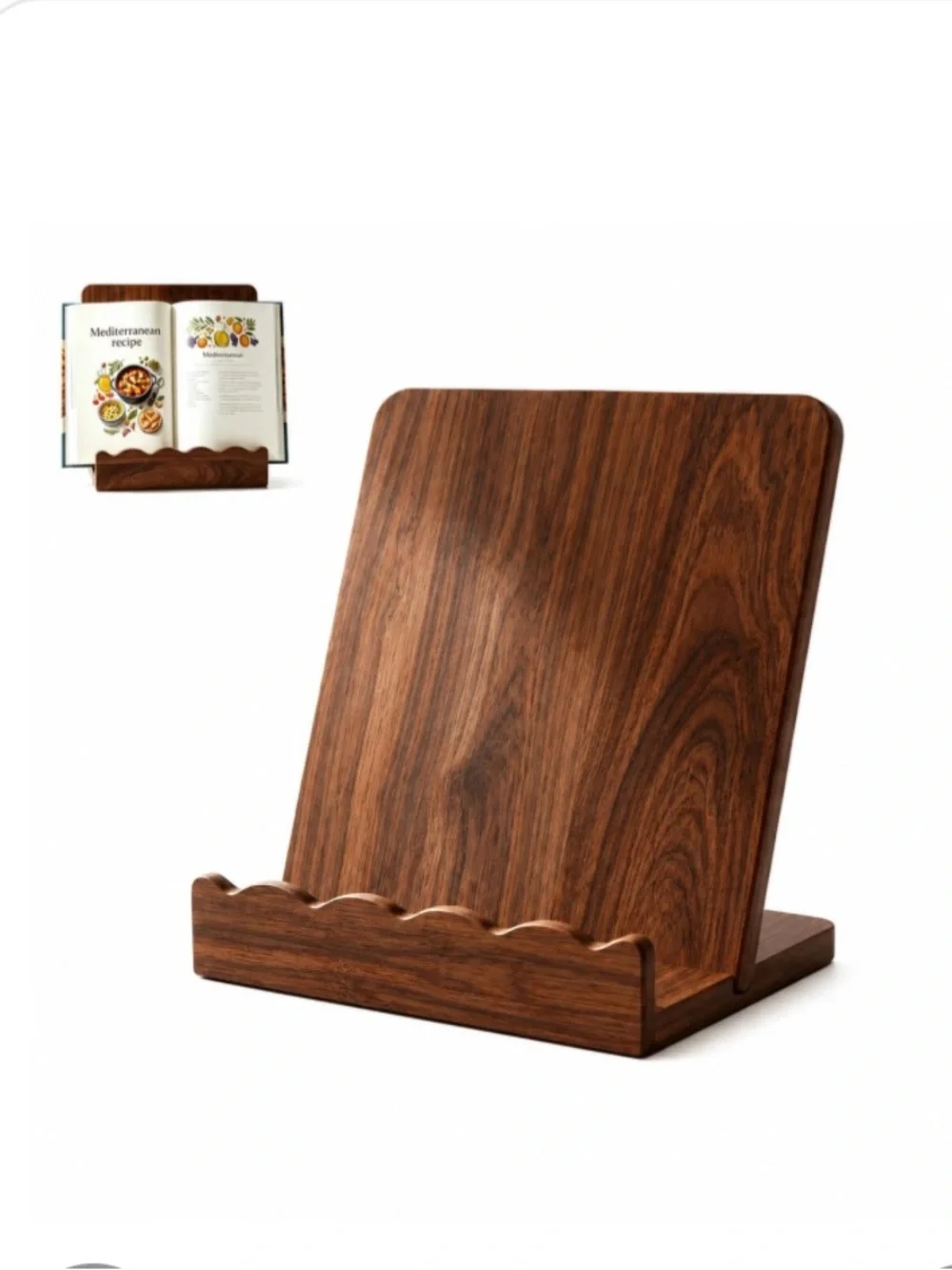 Acacia WOOD Cookbook Stand